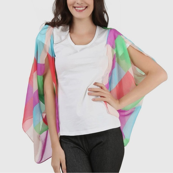 Colorful Women's Cape - Picture 1 of 3